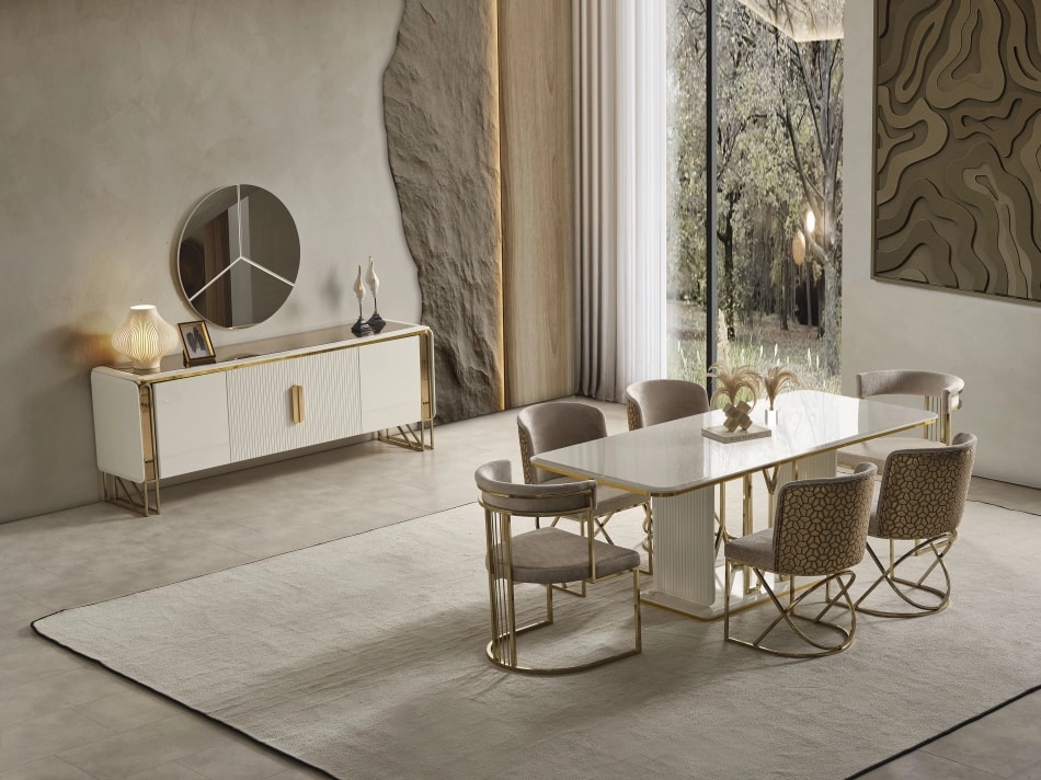SOLO GS Masa Ecru Dining