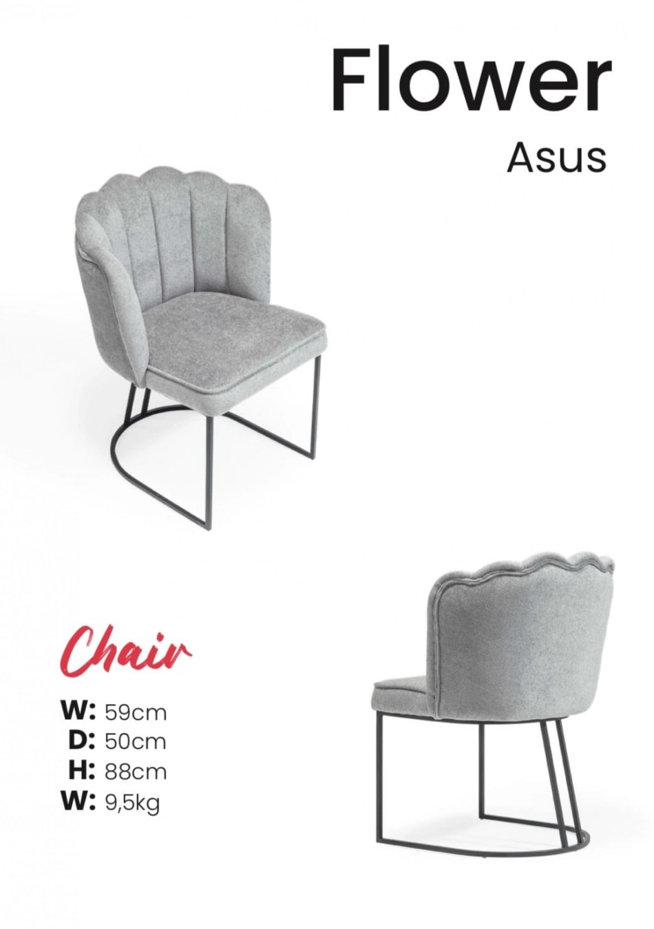 Scaun FLOWER ASUS GR