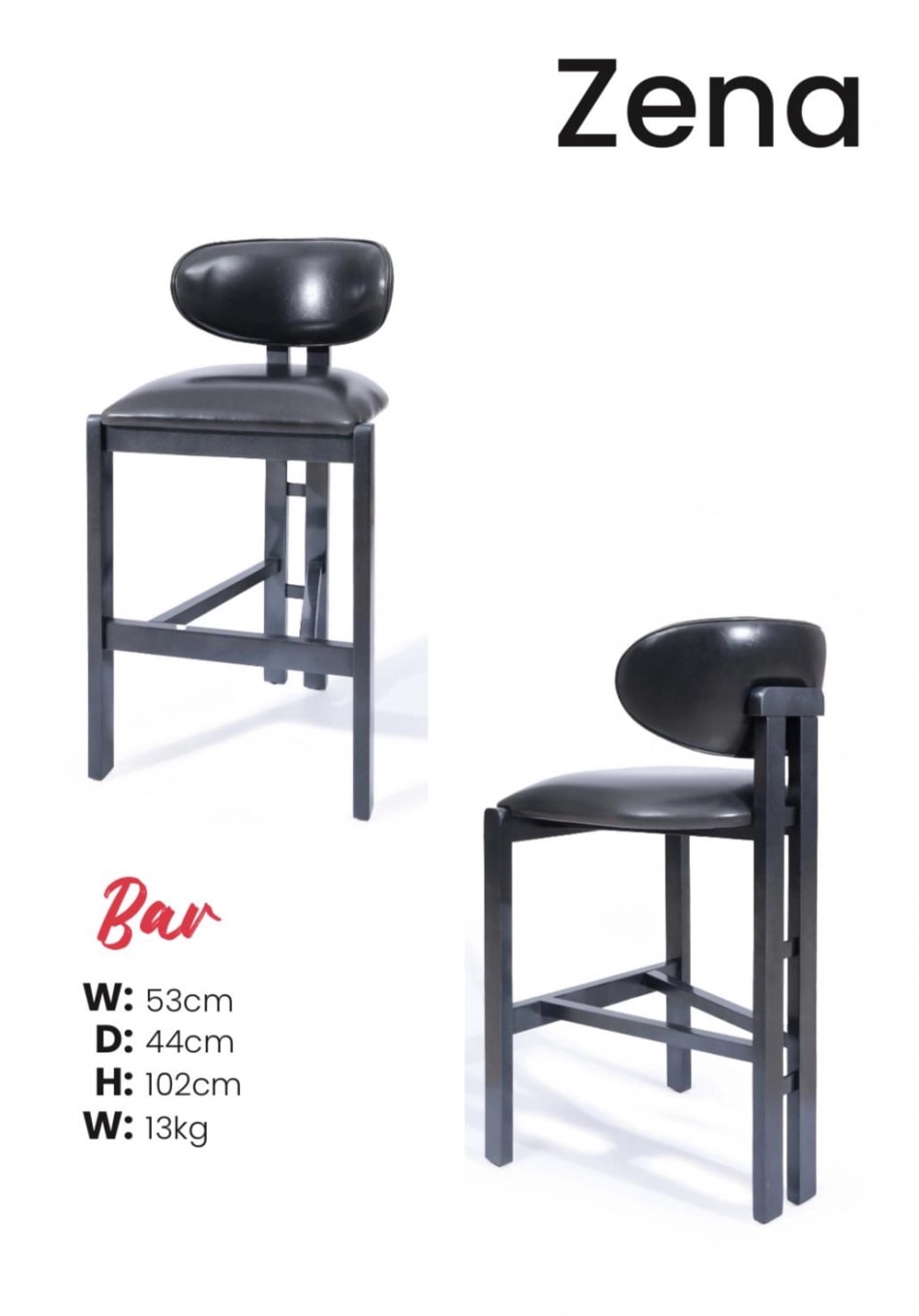 Scaun BAR ZENA GR