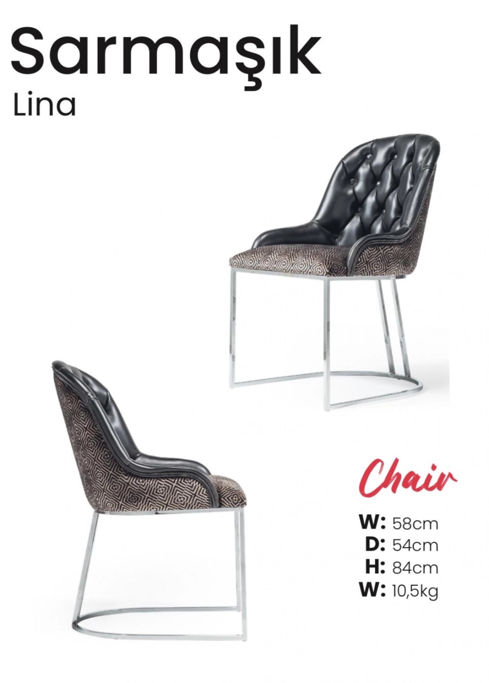 Scaun SARMASIK LINA GR