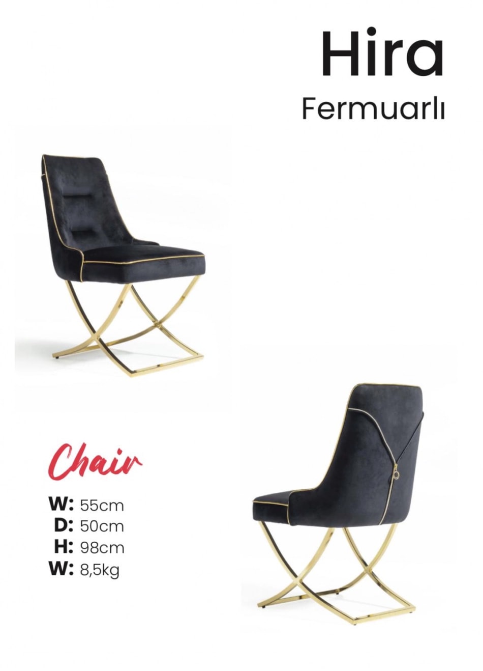 Scaun HIRA FERMUARLI GR