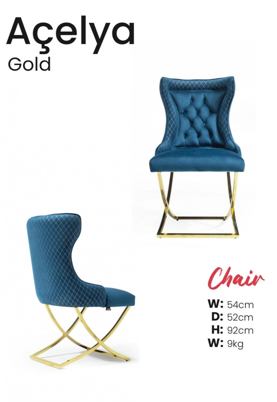 Scaun ACELYA GOLD GR