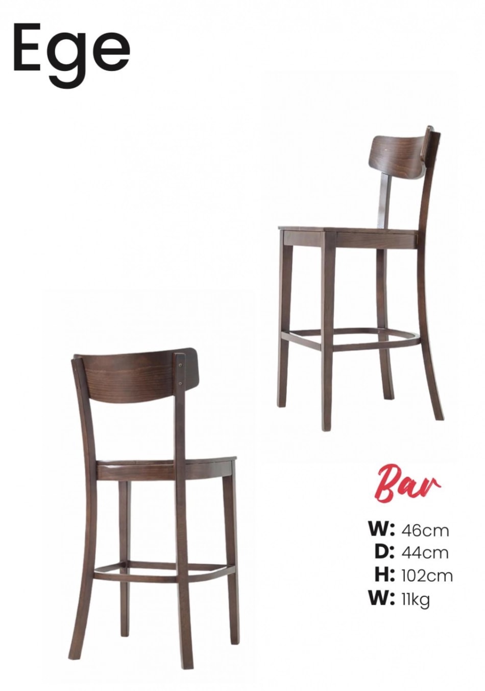 Scaun BAR EGE GR