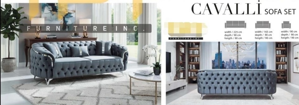 Set Canapea CAVALLI 3-1-1 TPT Fixa