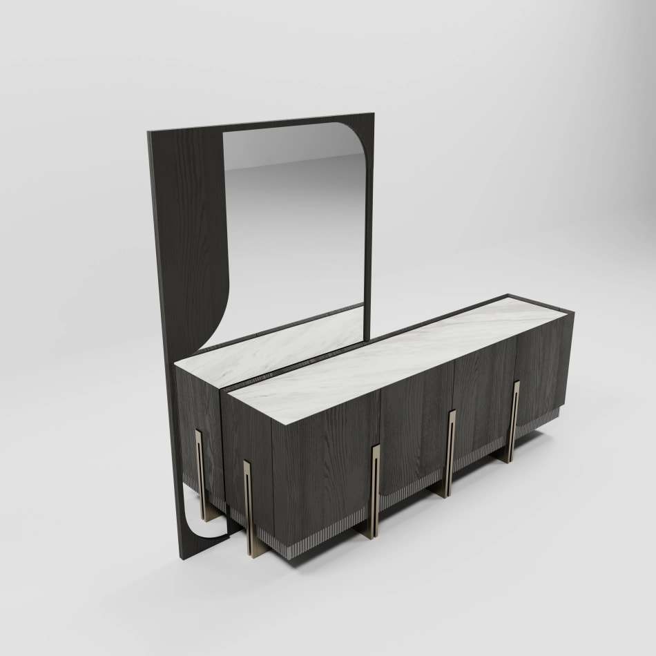Oglinda Comoda Dining GARDA MZZ 200 cm