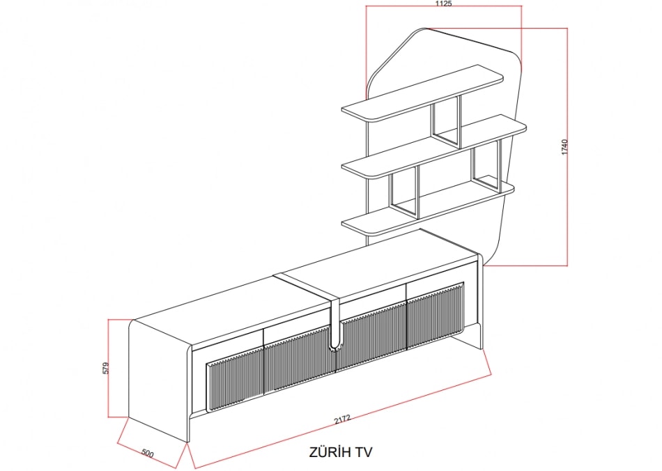 Comoda Tv Zurih MM