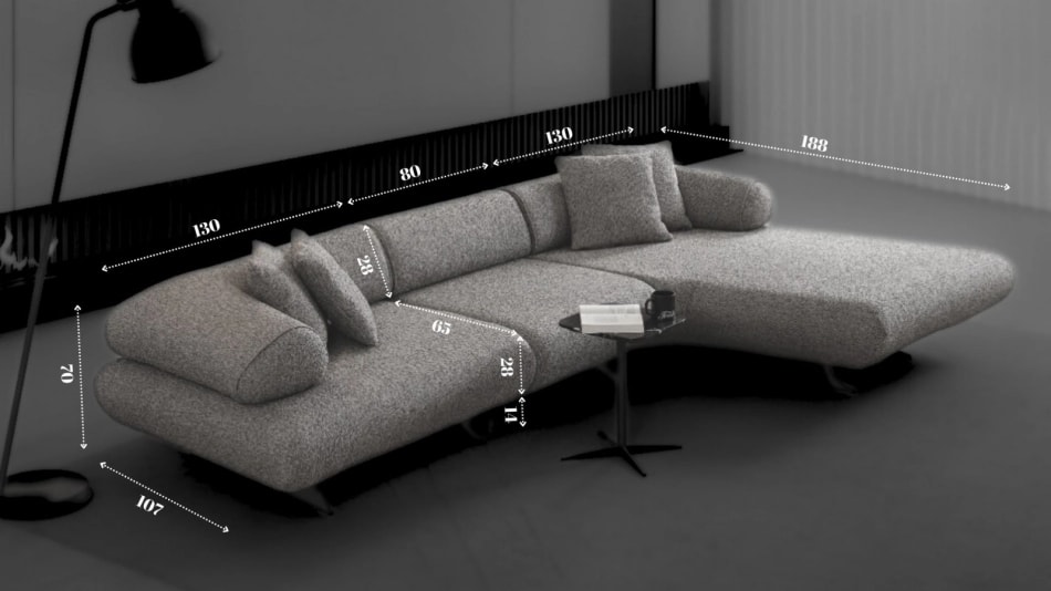 Modul mijloc 80 cm JOVEN TW