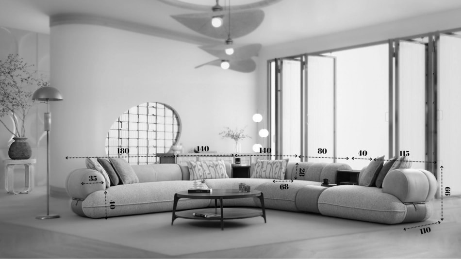 Modul Mijloc 90 cm MOON LIFE TW
