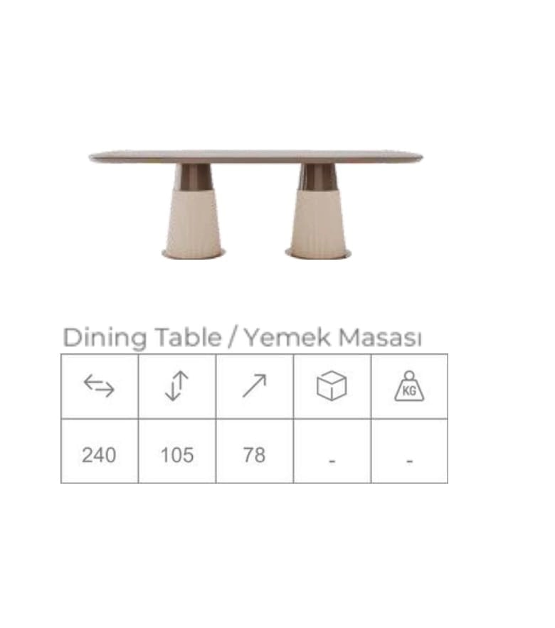 Masa Dining AURA MZZ 240 cm