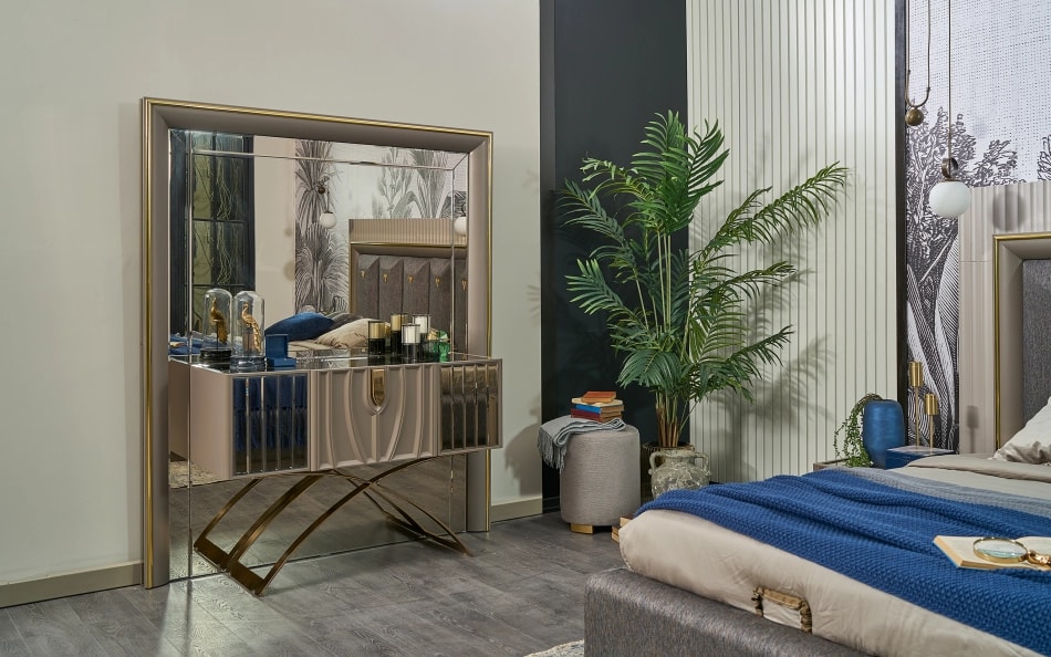 Comoda cu Oglinda Dormitor Vals ID
